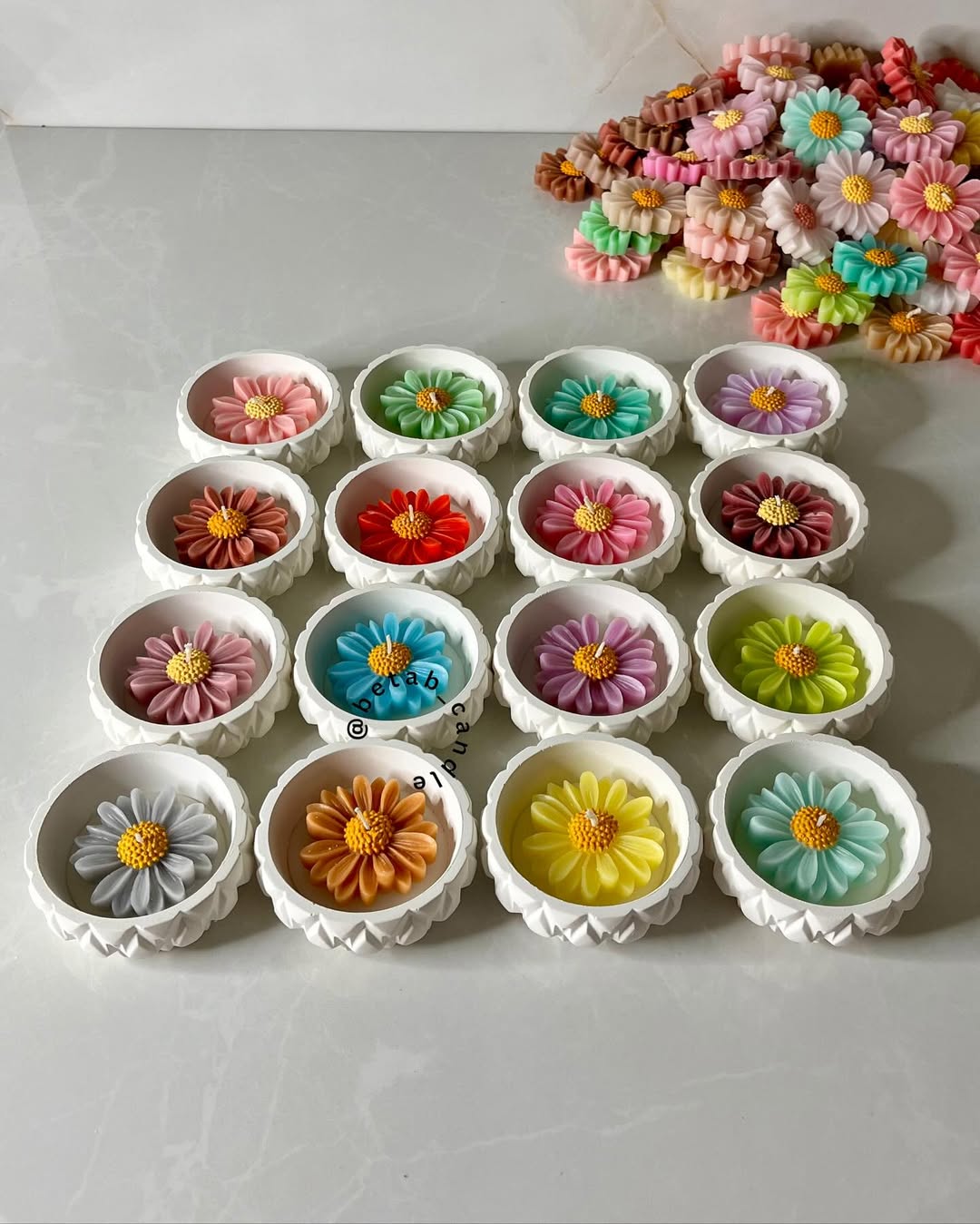 شمع بابونه بتاب